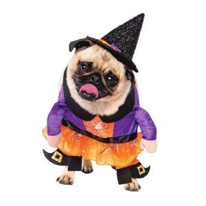 Halloween Witch Pet Outfit or Costume for Dog or Cat - XS